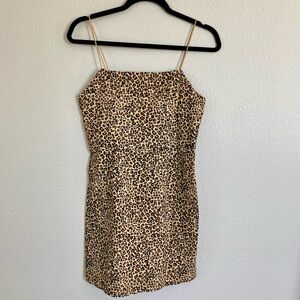 Kendall & Kylie Tan Leopard Mini Dress